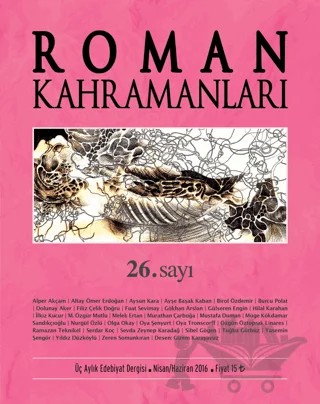 Roman Kahramanları Sayı: 26 Nisan - Haziran 2016 – Roman Kahramanları Dergisi kitap kapağı