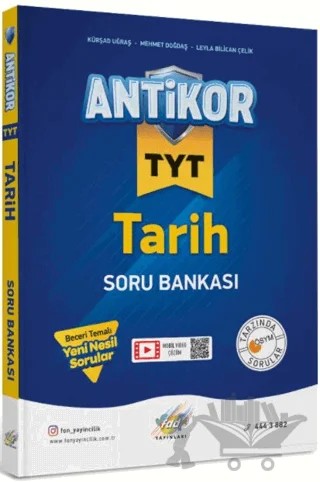 TYT Tarih Soru Bankası – Kürşad Uğraş, Leyla Bilican Çelik, Mehmet Doğdaş – Antikor Yayınları kitap kapağı
