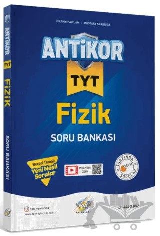 TYT Fizik Soru Bankası – İbrahim Saylam, Mustafa Sarıbuğa – Antikor Yayınları kitap kapağı