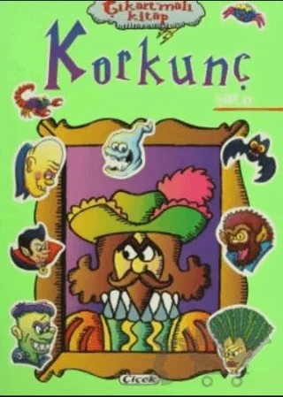 Çıkartmalı Kitap - Korkunç Şato – Jordi Busquets – Çiçek Yayıncılık kitap kapağı
