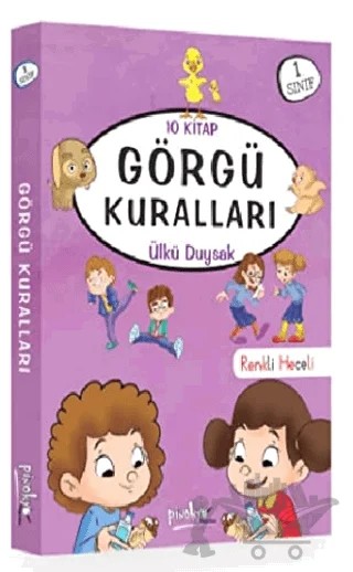 1. Sınıf Görgü Kuralları Serisi (10 Kitap Takım) – Ülkü Duysak – Pinokyo Yayınları kitap kapağı