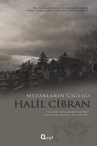 Mezarların Çığlığı – Halil Cibran – Araf Yayınları kitap kapağı