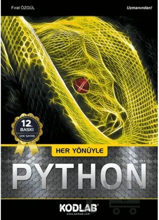 Her Yönüyle Python – Fırat Özgül – Kodlab Yayın Dağıtım kitap kapağı