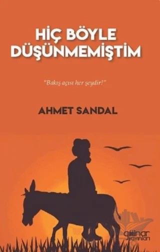 Hiç Böyle Düşünmemiştim – Ahmet Sandal – Gülnar Yayınları kitap kapağı