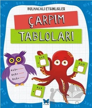 Bulmacalı Etkinlikler Çarpım Tabloları – Penny Worms – Mavi Kelebek Yayınları kitap kapağı