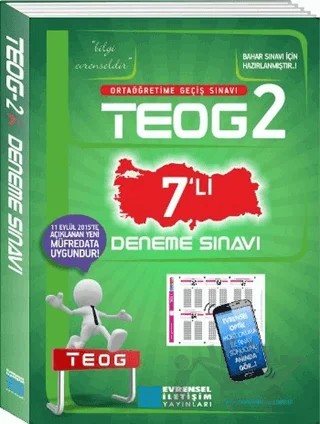 2016 8. Sınıf TEOG 2 7'li Deneme Sınavı – Kolektif – Evrensel İletişim Yayınları kitap kapağı