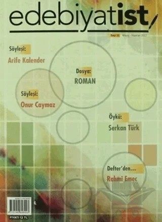 Edebiyatist Dergisi Sayı: 11 Mayıs - Haziran 2017 – Edebiyatist Dergisi Yayınları kitap kapağı