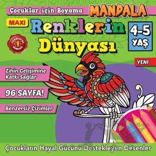 Maxi Mandala Renklerin Dünyası Mandala 8 – İlhan Arlı – Maxi Yayıncılık kitap kapağı