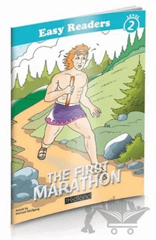 The First Marathon - Easy Readers Level 2 – Michael Wolfgang – MK Publications kitap kapağı