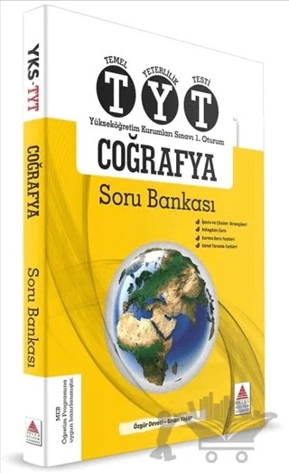 2018 YKS - TYT Coğrafya Soru Bankası (1. Oturum) – Özgür Deveci, Sinan Yaşar – Delta Kültür Yayınevi kitap kapağı