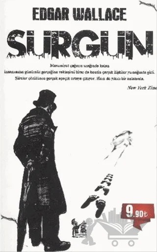 Sürgün – Edgar Wallace – Altın Post Yayıncılık kitap kapağı