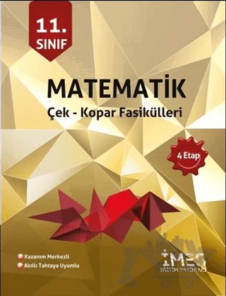 11. Sınıf Matematik Çek-Kopar Fasikülleri – Levent Tatkan – İMES Eğitim Yayınları kitap kapağı