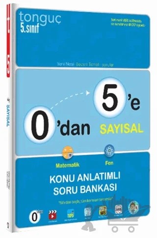 0'dan 5'e Sayısal Konu Anlatımlı Soru Bankası – Kolektif – Tonguç Akademi kitap kapağı