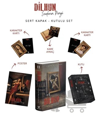 Dilhun 2 - Sevdanın Rengi (Kutulu Set) – Latife Helin Esen – Vera Kitap kitap kapağı