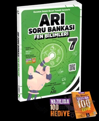 7. Sınıf Fen Bilimleri Arı Soru Bankası – Fatih Akyüz, Esra Demirci, Derya Özkan – Arı Yayıncılık kitap kapağı