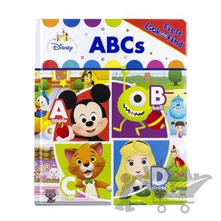 Disney Baby: Little First Look and Find ABCs – Kolektif – Pi Kids kitap kapağı