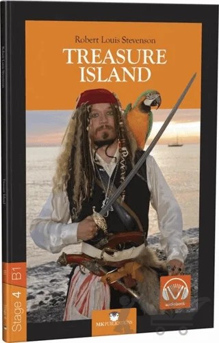 Treasure Island - Stage 4 - İngilizce Hikaye – Robert Louıs Stevenson – MK Publications kitap kapağı