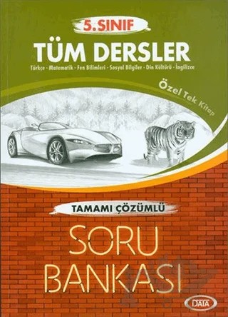 5. Sınıf Tüm Dersler Çözümlü Soru Bankası – Kolektif – Data Yayınları kitap kapağı