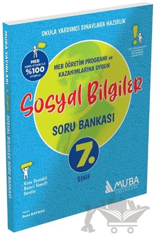 7. Sınıf Sosyal Bilgiler Soru Bankası – Bora Bayrak – Muba Yayınları kitap kapağı