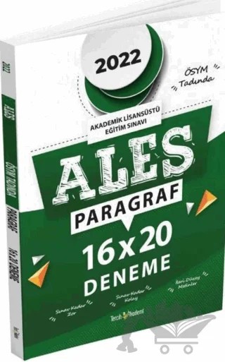 2022 ALES Paragraf Sözel Yetenek 16x20 Deneme – Kolektif – Tercih Akademi Yayınları kitap kapağı
