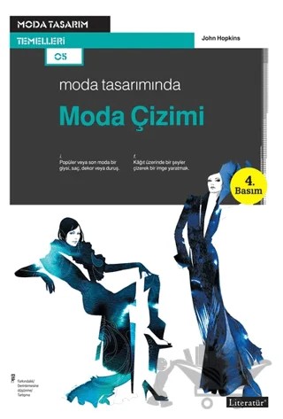Moda Tasarımında Moda Çizimi – John Hopkins – Literatür Yayıncılık kitap kapağı