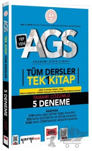 2025 MEB-AGS Tüm Dersler Tek Kitap Tamamı Çözümlü 5 Deneme – Kollektif – Yargı Yayınevi kitap kapağı