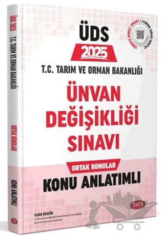 T.C. Tarım ve Orman Bakanlığı Unvan Değişikliği Sınavı Ortak Konular Konu Anlatımlı – Kolektif – Data Yayınları kitap kapağı