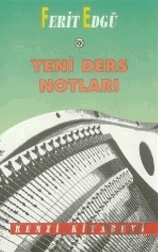 Yeni Ders Notları – Ferit Edgü – Remzi Kitabevi kitap kapağı