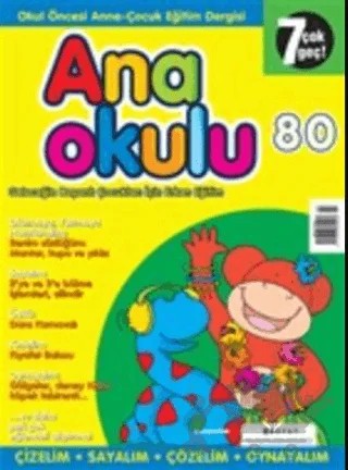 Anaokulu Sayı: 80 Anne-Çocuk Eğitim Dergisi – Boyut Yayın Grubu kitap kapağı