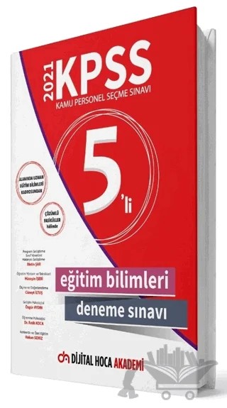 KPSS Eğitim Bilimleri Çözümlü 5'li Fasikül Deneme Sınavı – Kolektif – Dijital Hoca kitap kapağı