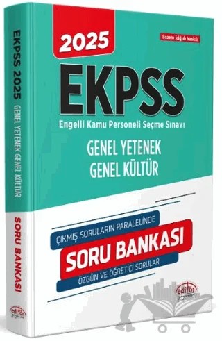 2025 EKPSS Genel Yetenek - Genel Kültür Soru Bankası – Kolektif – Editör Yayınevi kitap kapağı