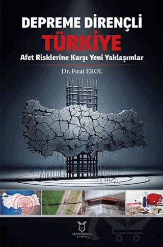 Depreme Dirençli Türkiye – Fırat Erol – Akademisyen Kitabevi kitap kapağı