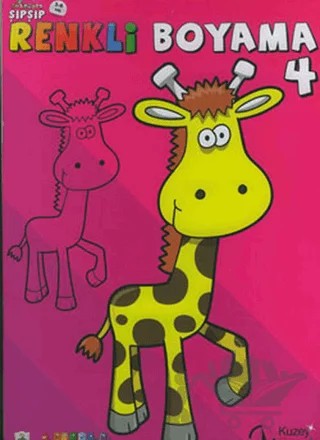ŞıpŞıp Renkli Boyama 4 – Kolektif – Kuzey Yayınları kitap kapağı