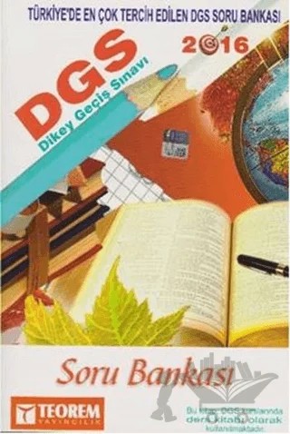 DGS Soru Bankası – Kolektif – Teorem Yayıncılık kitap kapağı