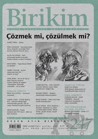 Birikim Aylık Sosyalist Kültür Dergisi Sayı: 247 Kasım 2009 – Birikim Yayınları kitap kapağı