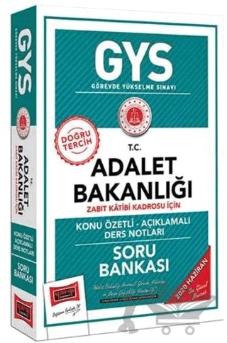 2020 GYS Adalet Bakanlığı Zabıt Katibi Konu Özetli Soru Bankası Yükselme Yargı Yayınları – Kolektif – Yargı Yayınevi kitap kapağı