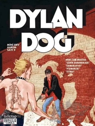 Dylan Dog Mini Dev Albüm 9 Şehir Canavarları - Zamanlayıcı - Pişmanlık - İtiraf – Luigi Mignacco – Lal Kitap kitap kapağı