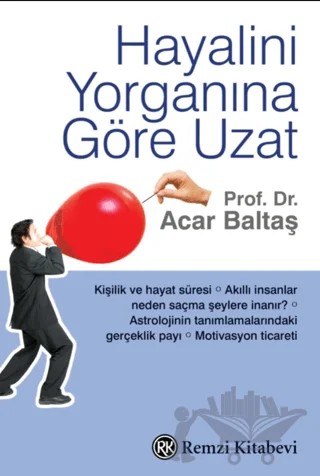 Hayalini Yorganına Göre Uzat – Acar Baltaş – Remzi Kitabevi kitap kapağı