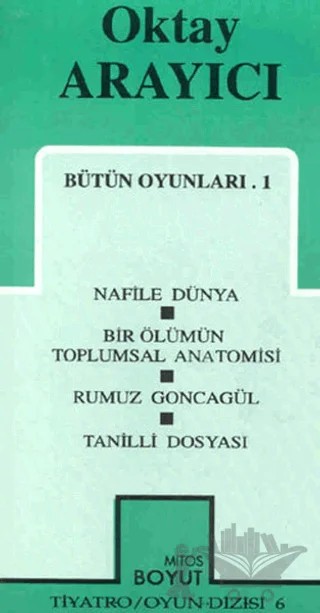 Bütün Oyunları-1 Nafile Dünya / Bir Ölümün Toplumsal Anatomisi / Rumuz Goncagül / Tanilli Dosyası (Geçit) – Oktay Arayıcı – Mitos Boyut Yayınları kitap kapağı