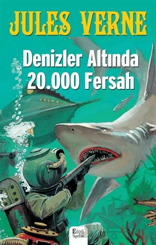 Denizler Altında 20.000 Fersah – Jules Verne – Bilgili Yayınları kitap kapağı