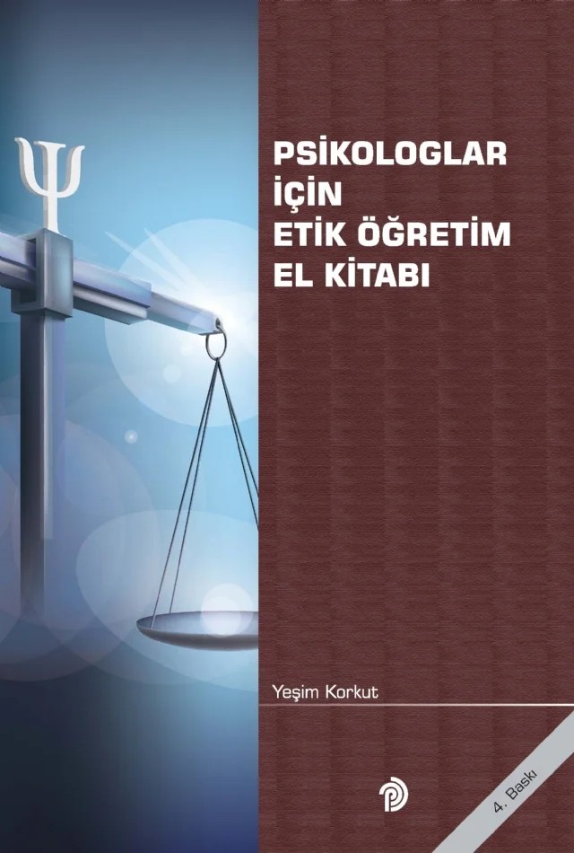 Psikologlar için Etik Öğretim El Kitabı – Yeşim Korkut – Türk Psikologlar Derneği Yayınları kitap kapağı