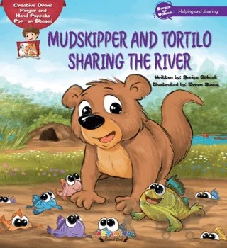 Mudskipper And Tortilo Sharing The River – Şerife Gökcek – Artenino Yayıncılık kitap kapağı