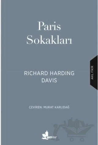 Paris Sokakları – R. Harding Davis – Çınar Yayınları kitap kapağı