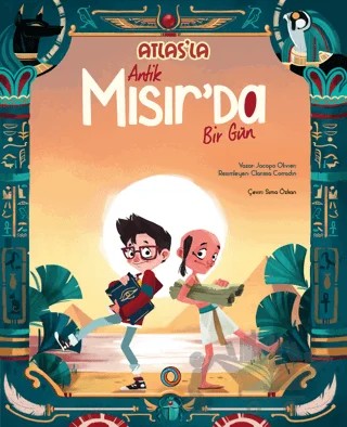 Atlas’la Antik Mısır’da Bir Gün – Jacopo Olivieri – Orenda kitap kapağı