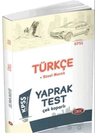 KPSS Türkçe Sözel Mantık Yaprak Test Çek Koparlı – Kolektif – Data Yayınları kitap kapağı