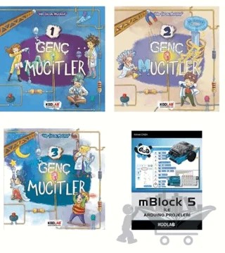 Genç Mucitler Seti 3 – Kolektif – Kodlab Yayın Dağıtım kitap kapağı