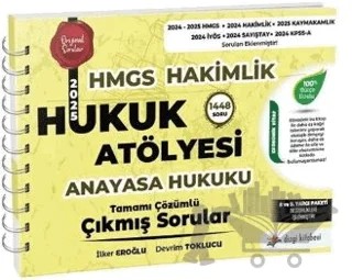 HMGS Hakimlik Anayasa Hukuku Hukuk Atölyesi Çıkmış Sorular – Devrim Toklucu, İlker Eroğlu – Dizgi Kitap kitap kapağı
