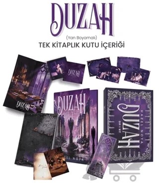 Duzah 3: Şah ve Mat - Tek Kitaplık Kutu Yan Boyamalı – Hazel Noya – Ephesus Yayınları kitap kapağı