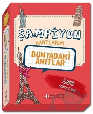 Dünyadaki Anıtlar - Şampiyon Kartlarım – Kolektif – ODTÜ Geliştirme Vakfı Yayıncılık kitap kapağı