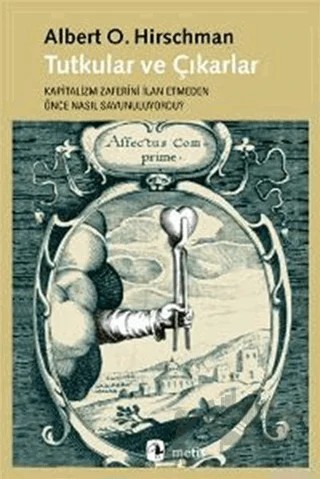 Tutkular ve Çıkarlar – Albert O. Hirschman – Metis Yayınları kitap kapağı